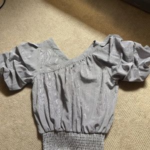Girls Size 12 striped blouse